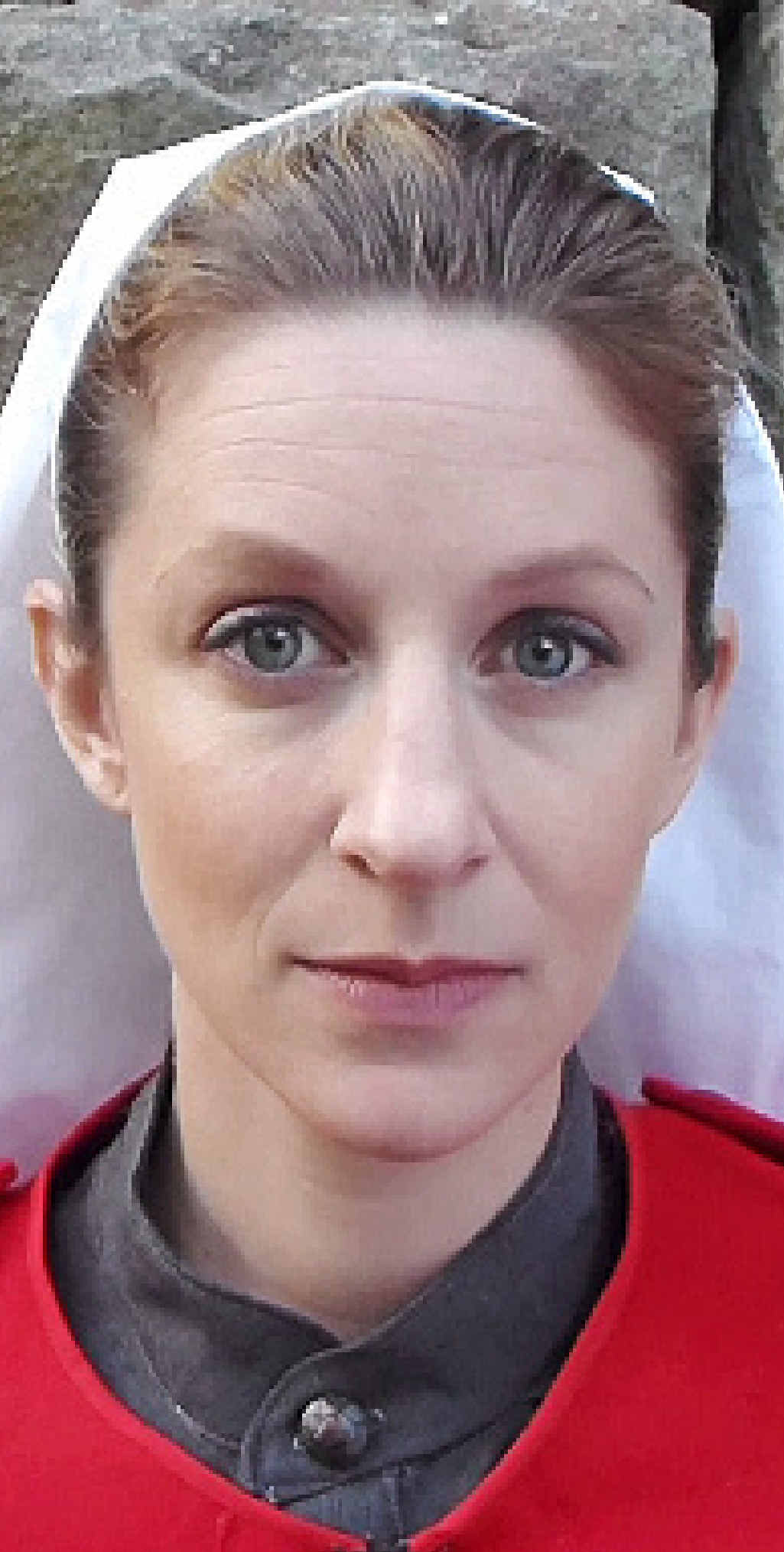 HEROIC FIGURE: Kate Skinner as Sister Florence Whiting. HEROIC FIGURE: Kate Skinner as Sister Florence Whiting.